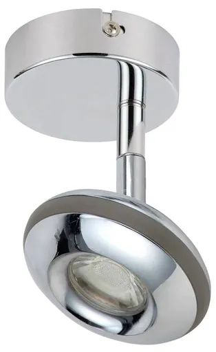 Nástěnná LED lampa SKIPPER, kloubová hlava, CHROM