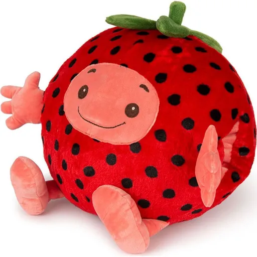 Cozy Noxxiez HW750 Jahoda hřejivý plyšový polštář 3 v 1