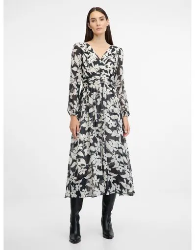 Černé dámské maxi šaty