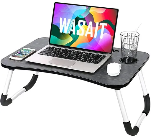Stolek na notebook, černá
