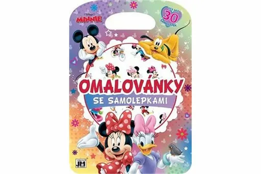 Omalovánky se samolepkami - Minnie