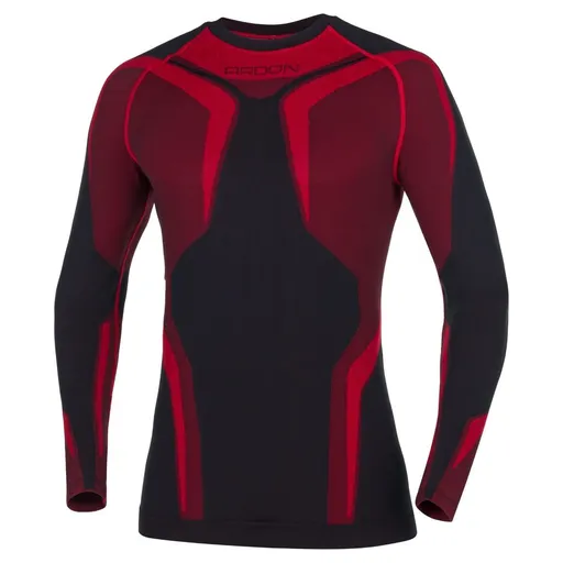 Ardon Funkční tričko s dlouhým rukávem ATROCLIM - Červená | 2XL