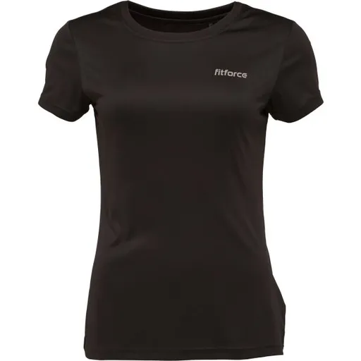 Fitforce RISA Dámské fitness triko, černá, velikost