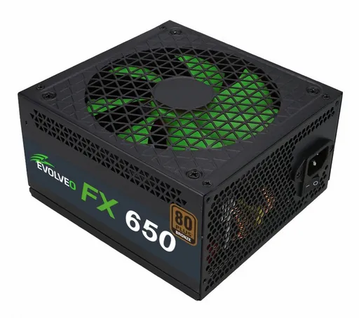 EVOLVEO FX 650, zdroj 650W ATX, 14cm, tichý, 80+ bronze, bulk, záruka 3 roky