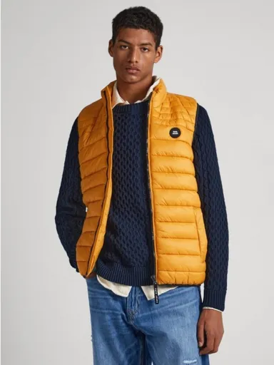 Pepe Jeans pánská hořčicová vesta PM402862097 L