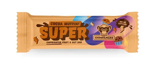 Chimpanzee Super bar - Cocoa Muffin energetická tyčinka 55 g