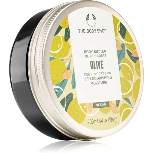 The Body Shop Olive Body Butter intenzivně hydratační tělové máslo pro velmi suchou pokožku 200 ml