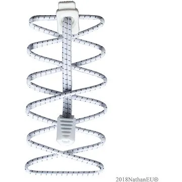 Nathan Run Laces Reflective  bílé 118 cm (1171N.white)