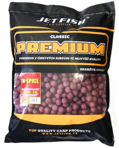 Jet fish boilie premium clasicc 5 kg 24 mm - x-spice