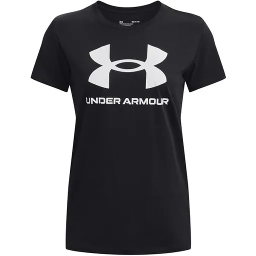 Under Armour LIVE SPORTSTYLE GRAPHIC Dámské triko, černá, velikost S