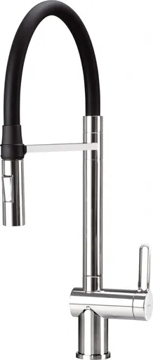 DEANTE Magnetic  kuchyňská baterie s elastickou výpustí 2 typy proudu černá (BRM_072M) BRM_072M