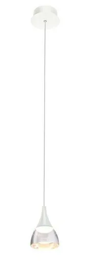 LED Závěsné svítidlo AZzardo Dalmatia 1 white AZ2909 5W 300lm 3000K IP20 12cm bílé