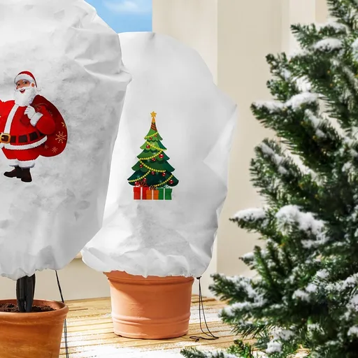 Die moderne Hausfrau Návlek na rostliny s motivem Vánoční stromek