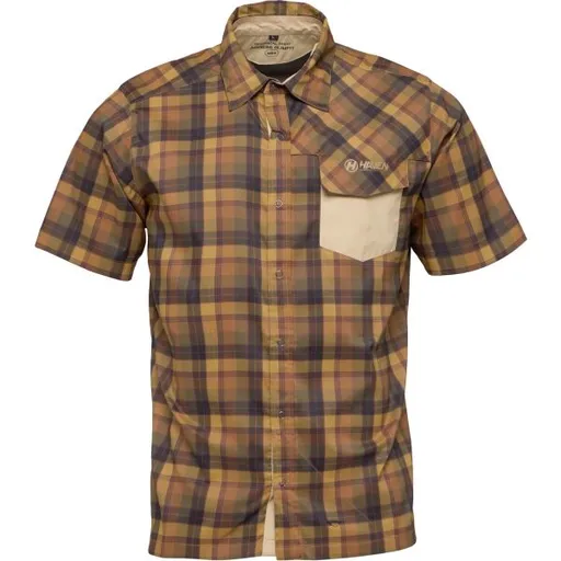 HAVEN AGNESS MEN Sportovní košile, hnědá, velikost