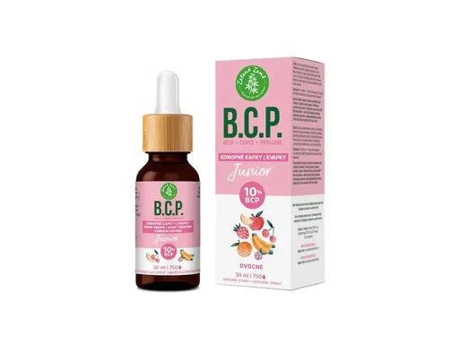 Konopné kapky s BCP Junior – 30 ml – Zelená Země