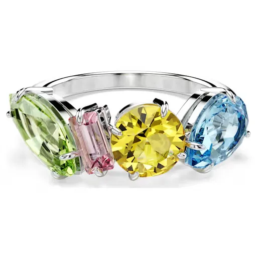Swarovski Prsten s barevnými Swarovski krystaly Gema 570894 52 mm