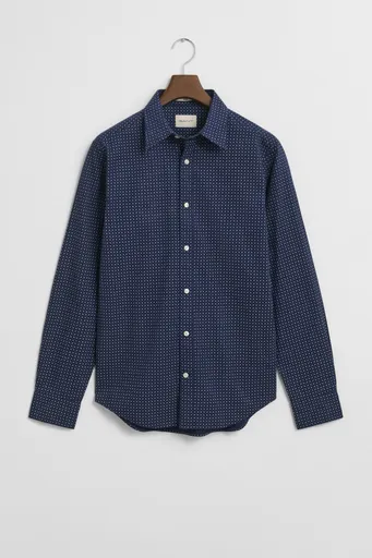 KOŠILE GANT REG MICRO PRINT SHIRT CLASSIC BLUE