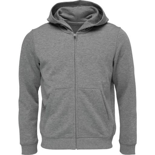 Calvin Klein PW - FULL ZIP HOODIE Pánská mikina, šedá, velikost