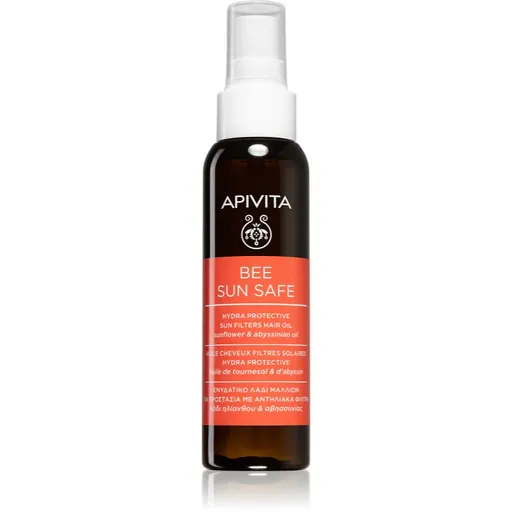 Apivita Bee Sun Safe Hair Oil hydratační olej pro vlasy namáhané sluncem 100 ml