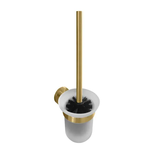 HOPA WC štetka, miska sklo, 95×360×140 mm Barva Zlatá matná KDBE160113017
