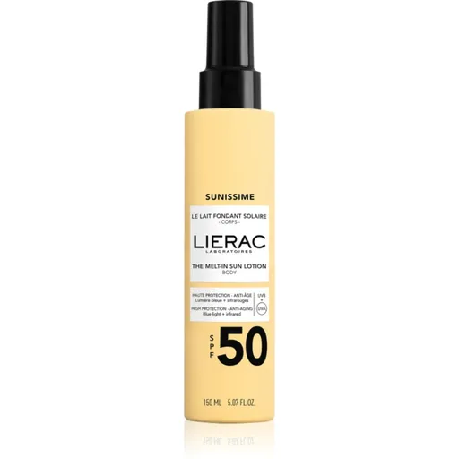 Lierac Sunissime The Melt-in Sun Lotion SPF 50 tělový sprej na opalování SPF 50 150 ml