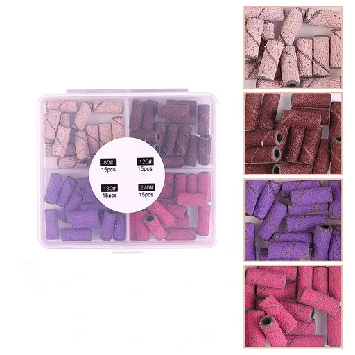 Sada brusných válečků mini 60ks + nástavec