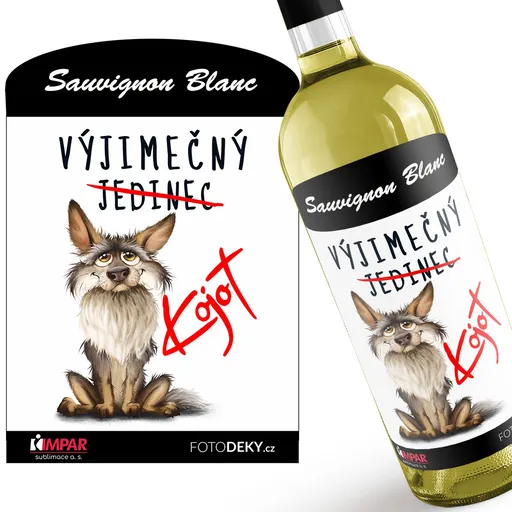 Víno Výjimečný jedinec - Kojot (Druh Vína: Bílé víno)