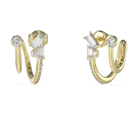 Guess Originální náušnice s krystaly a zirkony Chandelier JUBE05360JWYGT/U