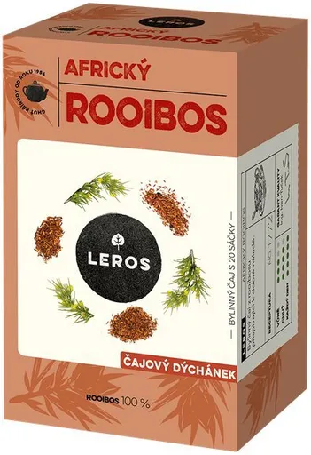 LEROS ČAJOVÝ DÝCHÁNEK, AFRICKÝ ROOIBOS 20x2g (8594740103418)