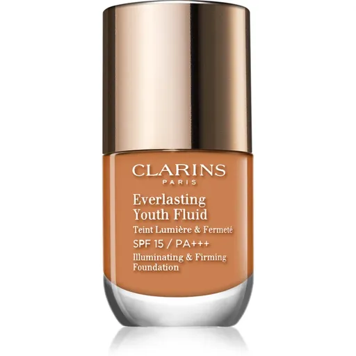 Clarins Everlasting Youth Fluid Foundation rozjasňující make-up SPF 15 odstín 114 Cappuccino 30 ml