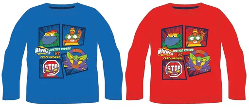 Eplus Chlapecké tričko s dlouhým rukávem - Zing, modrá Velikost - děti: 98