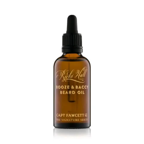 Captain Fawcett Olej na plnovous Ricki Hall`s Booze & Baccy (Beard Oil) 10 ml