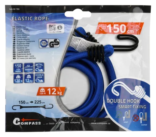 Compass 88344 COMPASS Upínač pružný 150 cm, TÜV/GS