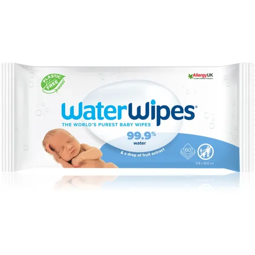 WaterWipes Baby Wipes dětské jemné vlhčené ubrousky 60 ks