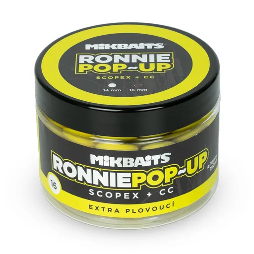 Mikbaits Ronnie pop-up 150ml - Scopex + CC 16mm,Mikbaits Ronnie pop-up 150ml - Scopex + CC 16mm