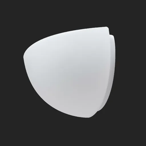 OSMONT NEL46121 NELA 3 nástěnné skleněné svítidlo bílá IP43 60W E27 HF