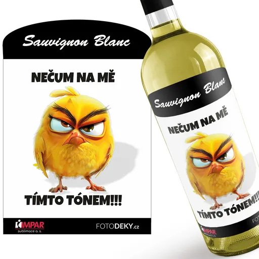 Víno Nečum na mě – kanár (Druh Vína: Bílé víno)