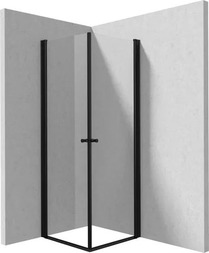 DEANTE Sprchový kout Kerria Plus černá, čtvercová, 90x90 cm KKNNW09W09