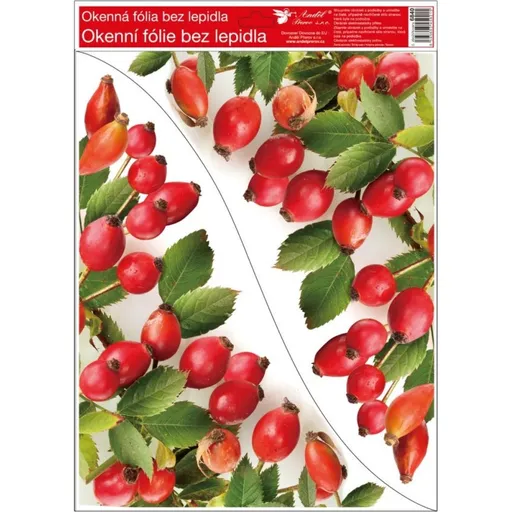 Okenní fólie rohová 30 x 42 cm šípky