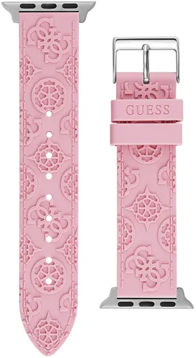 Guess Silikonový řemínek pro Apple Watch (38 - 41 mm) - Pink CS2003S3