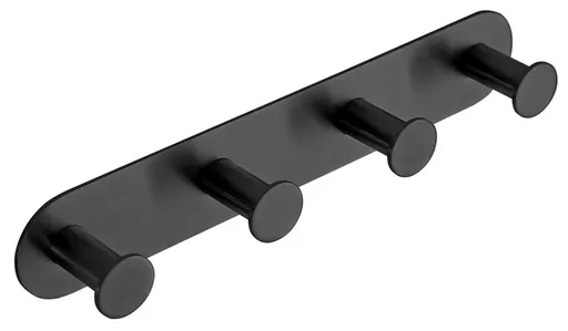 SAPHO X-ROUND BLACK samolepící čtyřháček, černá mat XR221B