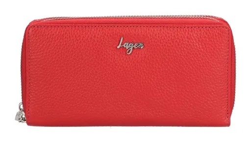 Dámská kožená peněženka Lagen 50386 Magenta