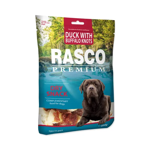 Rasco Premium Buvolí uzle s kachním masem 230 g