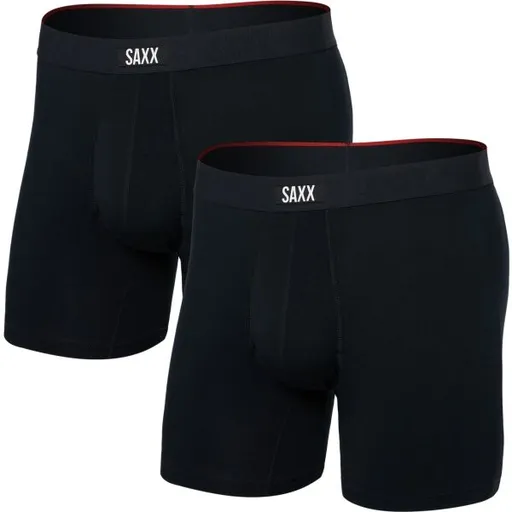 SAXX VIBE XTRA SOFT COMFORT 2PK Pohodlné boxerky, černá, velikost