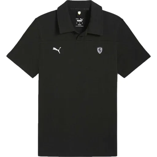 Puma FERRARI STYLE POLO Pánské polo triko, černá, velikost
