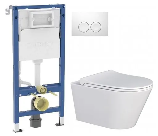 Geberit Duofixbasic s tlačítkem Delta21 458.103.00.1 21BI MY1