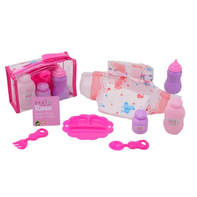 Sada na krmení a přebalování Baby Rose