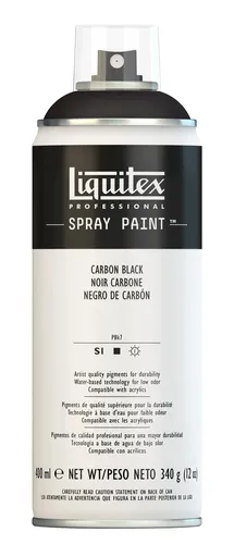 LIQUITEX Barva ve spreji černá 400ml Liquitex