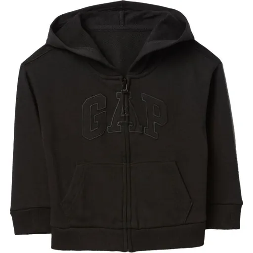 GAP V-FRCH LOGO Chlapecká mikina, černá, velikost 2Y