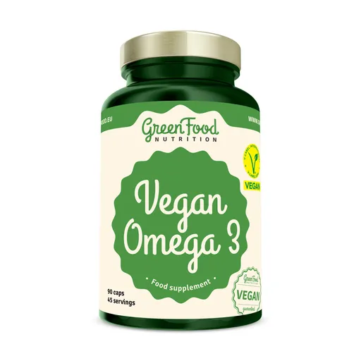 GreenFood Vegan Omega 3 90 kapslí